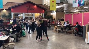 Bachata Flashmob - Kitchener Market - Girls Like You bachata remix