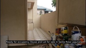 Ready For Occupancy House for Sale in Metrogate Santa Rosa Laguna