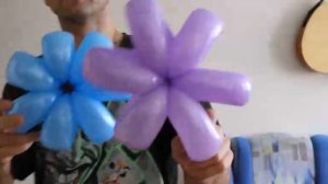 два способа сделать ромашку из шаров шдм / daisy flower from one shdm-