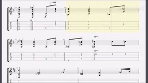 TAB/Sheet: Bach's BWV 1004 Ciaccona [PDF + Guitar Pro + MIDI]