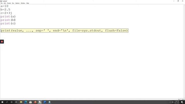 Python Numerical Data Type - Sample program смотреть онлайн