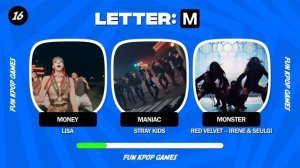 SAVE ONE SONG KPOP: FROM A TO Z - FUN KPOP GAMES 2024