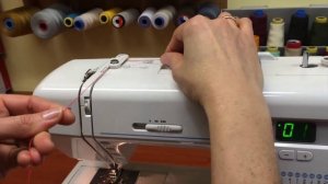 Как заправить швейную машинку