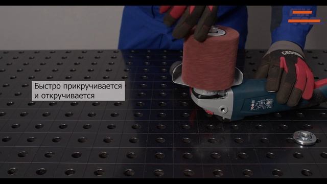 Переходник для шлифовальных валиков 100 мм М14 смотреть онлайн