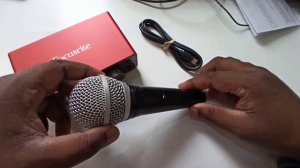 Focusrite Scarlett Solo 3rd Gen USB Audio Interface with Dynamic Microphone Setup - Windows 10, MAC