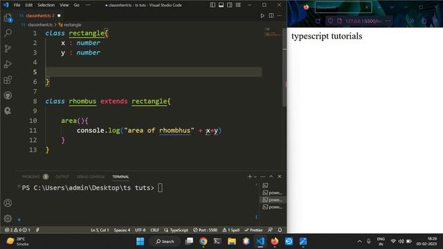 Inheritance in TypeScript | Full Explained with Examples