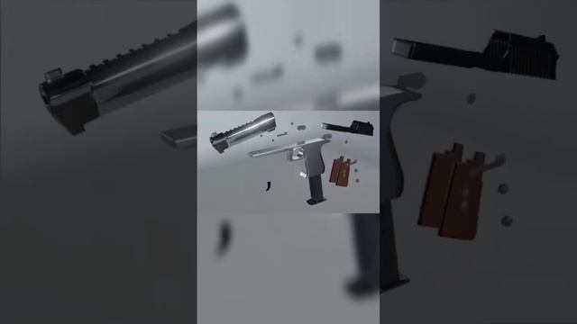 Пистолет | Анимация Blender