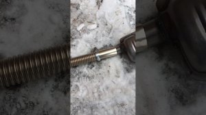 Глушитель Вебасто на дизельной автономке.