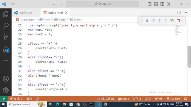 JavaScript Class 5