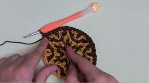 Мозаичное вязание крючком. Простой и идеально ровный круг Вяжем без схемы!