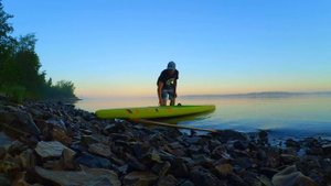 SUP BOARD из пеноплекса. Сап Доска из полистирола ИСПЫТАНИЯ