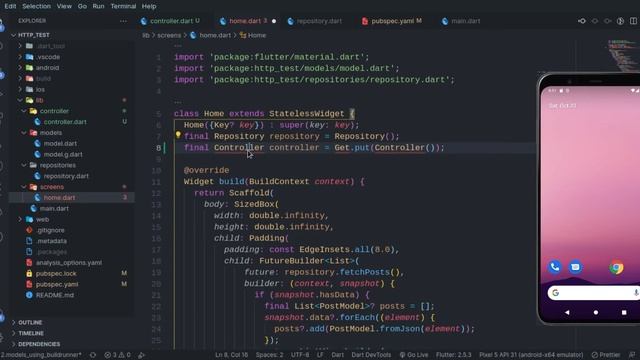 Using getx to fetch data from internet in flutter (Malayalam)