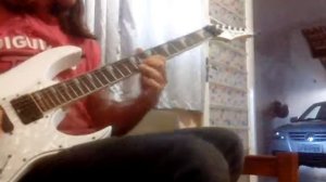 Testando minha ibanez rg 350 dx