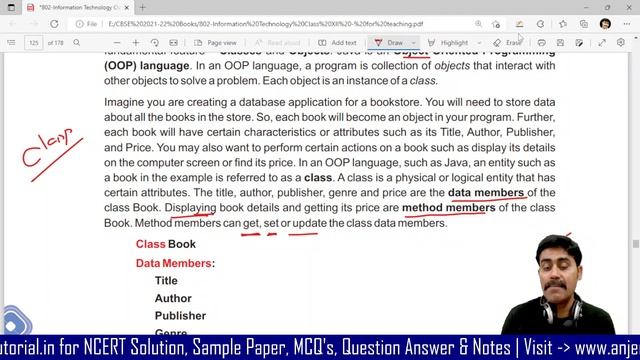 Object-oriented Programming   Java OOPs Class 12 Information Technology 802 Unit 3 Java