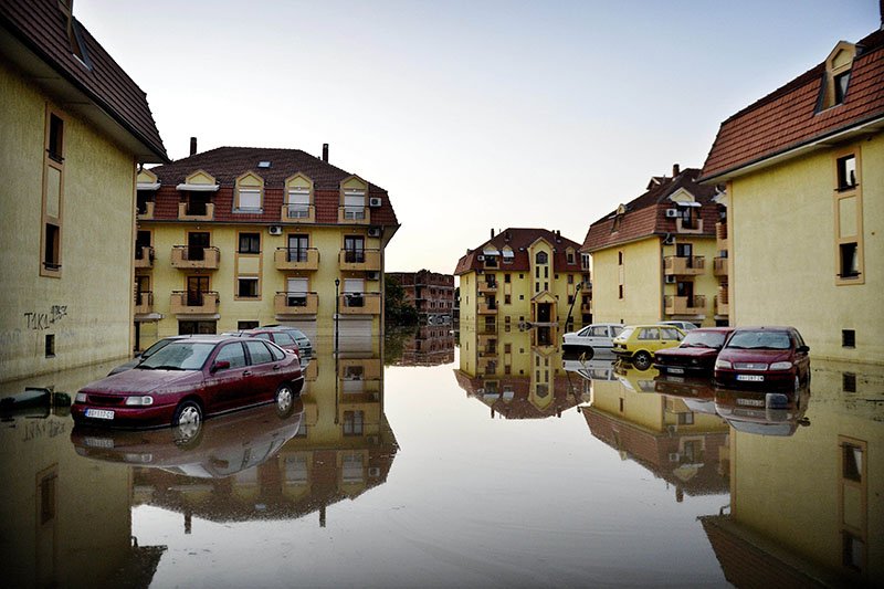 Проливные дожди затопили Сербию / События на ТВЦ