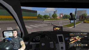 ОГРОМНЫЕ КОЛЕСА НА ГАЗЕЛЬ и ЕДЕМ В РОССИЮ - EURO TRUCK SIMULATOR 2 + РУЛЬ