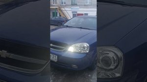 Шевроле лачетти, установка би лэд линз в фары и установка ДХО с поворотниками