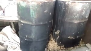 Выращивание вешенки. Ёмкость для пастеризации субстрата. Первый опыт.