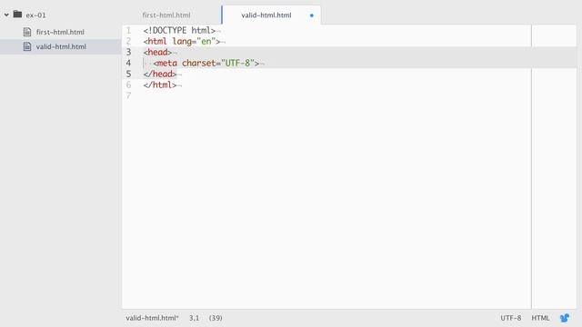 Creating a valid HTML document смотреть онлайн