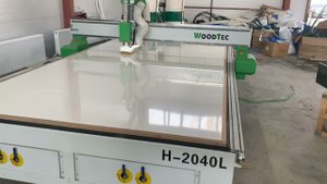 Резка высокомолекулярного полиэтилена РЕ500 РЕ1000 на Woodtec 2040L