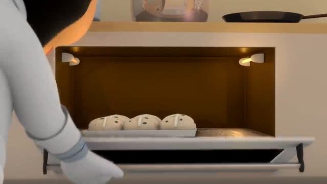 Hot Cross Buns | Nursery Rhymes For Babies By LittleBabyBum - ABCs And 123s