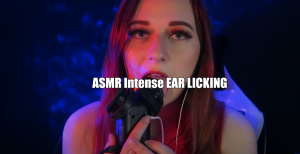ASMR Intense Ear Licking Relax