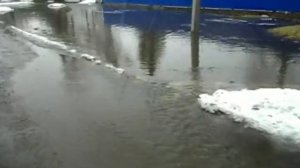 Половодье в с. Сычевка Алтайского края 26. 03. 2018.