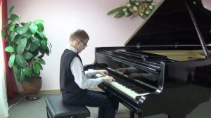 Зеленяк Глеб, 3 кл. Испанский танец, В.Гиллок; "Грустное настроение", Н.Смирнова