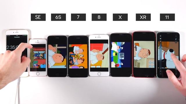 ⚠️Тест батареи iOS 15.5 на iPhone 11, iPhone 7, iPhone XR, iPhone SE, iPhone 6S, iPhone X, iPhone 8 смотреть онлайн