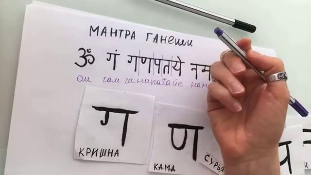 Мантра Ганеши. Правильное произношение на санскрите.
