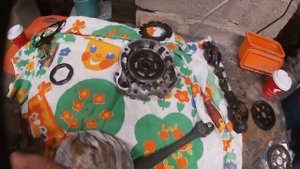 Ремонт редуктора замена колодок кавасаки брутфорс 750