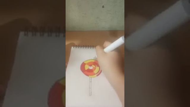 Рисование леденца скетч маркерами смотреть онлайн