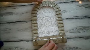 КЛЮЧНИЦА "ТАЙНАЯ ДВЕРЬ" ИЗ КАРТОНА #подароксвоимируками