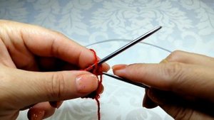 Косынка спицами "Звездная россыпь"