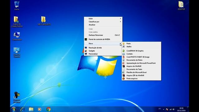 AULA 1- COMO CRIAR UMA PASTA смотреть онлайн