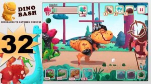 Dino Bash Dinosaurs vs Cavemen Defense EP 32 Levels 91,92,93