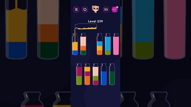 Get Color Bottle Game level 239 #shorts #pggaming