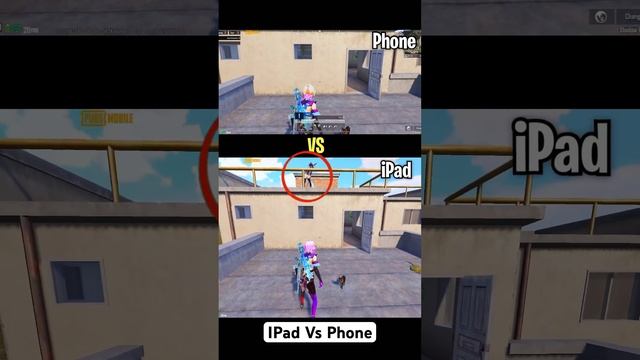 IPhone vs ipad view ??? #pubgmobile #pubgmobileindiabattlegroundindia