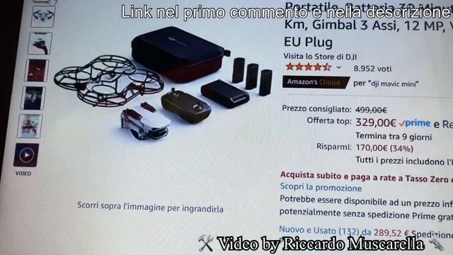 Drone Dji Mavic Mini combo. Errore di prezzo o offerta pazzesca? Solo 329 euro per il migliore dron смотреть онлайн