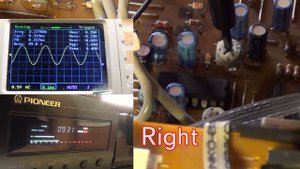 adjusting record level Pioneer CT-S540S / настройка уровня записи магнитофона Pioneer 540s