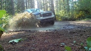 Ford Excursion Playing In The Mud And Off Road | 4x4 WINS