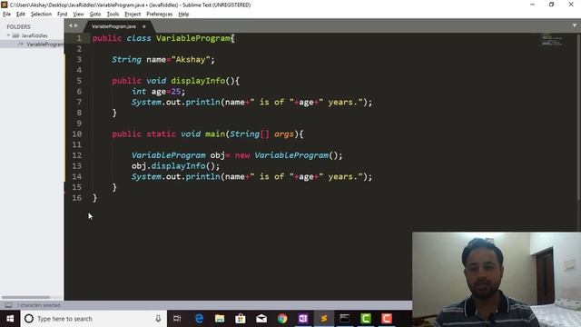 Variables in Java | Types of Variables | Memory Allocation to variables in java [in Hindi]