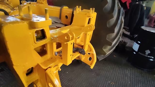 Начали переоборудование трактора КИРОВЕЦ К-700 из колхозника в погрузчик. смотреть онлайн