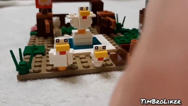 Lego Minecraft Куриная ферма. Видео обзор #лего #minecraft#TimBroLiker #майнкрафт