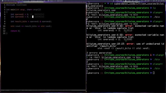C++ понятный курс для начинающих. #23 Побитовые операторы. Bitwise operators.