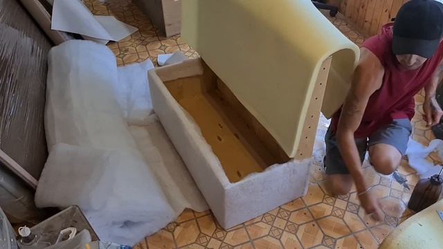 Мягкий уголок своими руками. Мебель своими руками.  Upholstered furniture with your own hands.