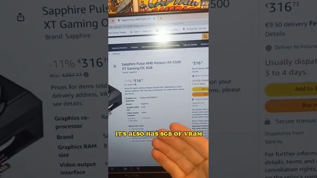 DONT BUY the Rx 6500 XT 8GB model ( Here's why)#tech #amd