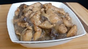 КУРИНАЯ ГРУДКА с Грибами в сметане Вкусный ужин на скорую руку