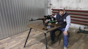 ТИГР-05 Отстрел на кучность 5 по 3, меньше 1 МОА.