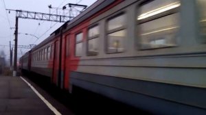 Электропоезд ЭР2Т-7202, станция Поварово-2